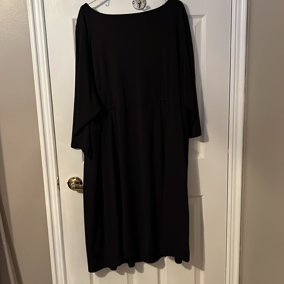 Penningtons 3/4 sleeve black dress 5x - Picture 6 of 6
